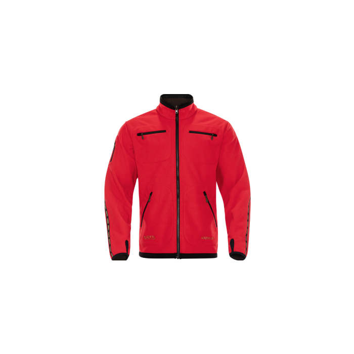 Harkila Kamko Fleece brązowy/czerwony GORE-TEX WINDSTOPPER 130100146